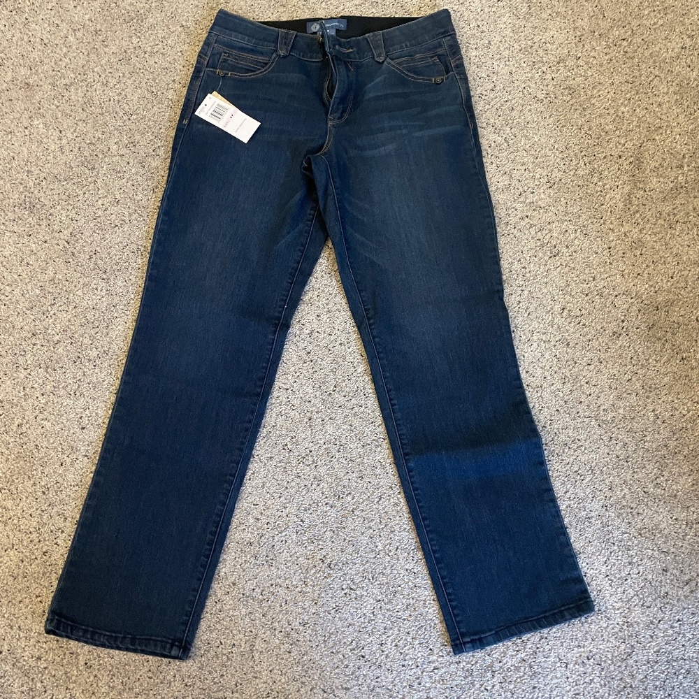DEMOCRACY NWT "AB" SOLUTION PATRIOT STRAIGHT LEG JEANS SIZE 6P